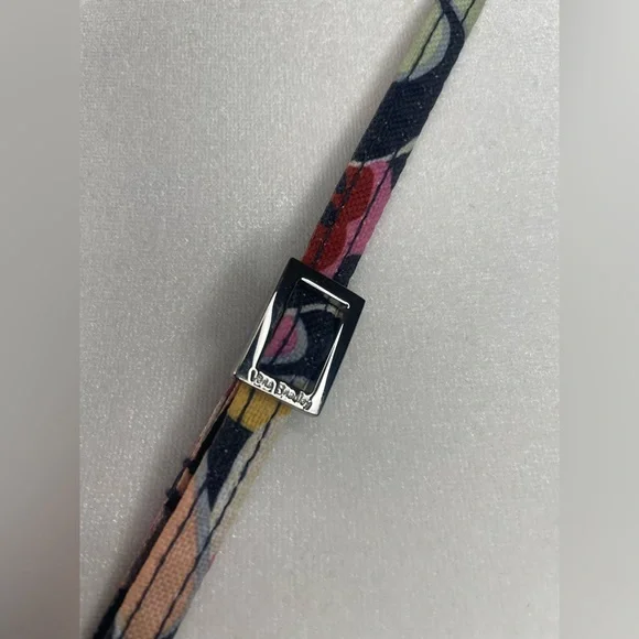 Vera Bradley  RFID 3 in 1 Handbag /Travel  Bag Crossbody, Wristlet,  Navy Floral - Picture 11 of 16